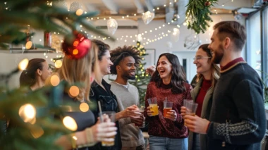 Einladung zur Weihnachtsfeier: Mustervorlagen + Beispiele
