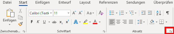 Absätze entfernen, Word Absätze entfernen, Reiter Start, Absatz in Word entfernen