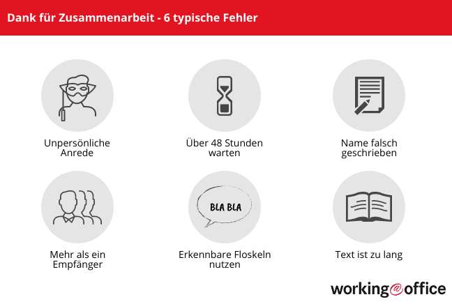 Was bei Dankesschreiben zu vermeiden ist