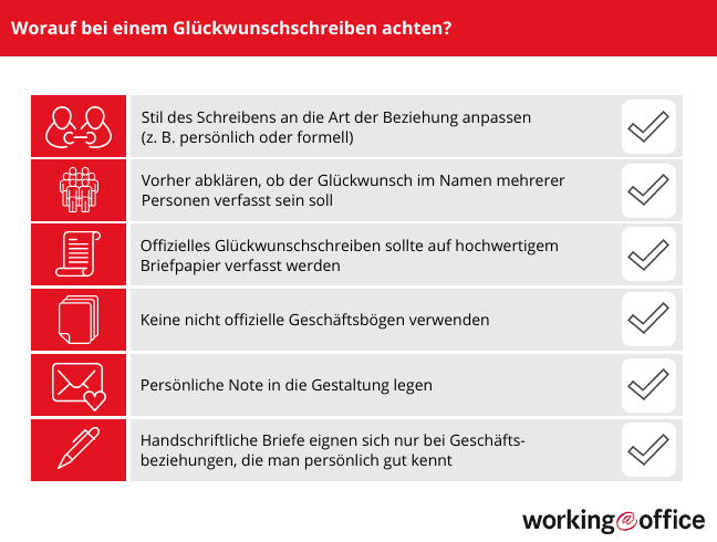 Tipps für Gratulationen