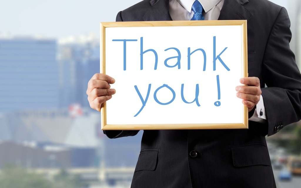 Dank für Treue an Kunden, Dank für Vertrauen an Kunden, Dankesschreiben an Kunden