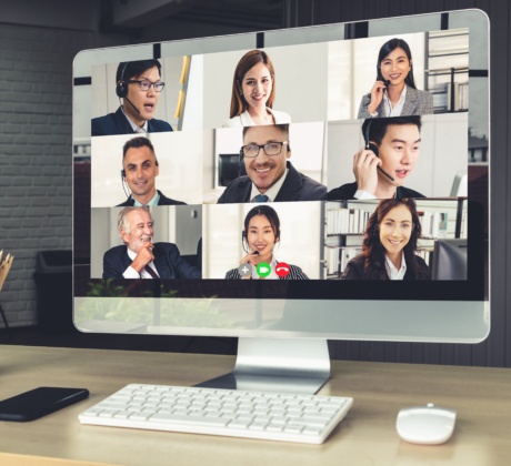 virtuelle Meetings, kostenloses Tool für Meetings online, Zoom kostenlose Version für Business, virtuell verbunden mit Geschäftspartnern über Zoom, weltweit Meeting Zoom