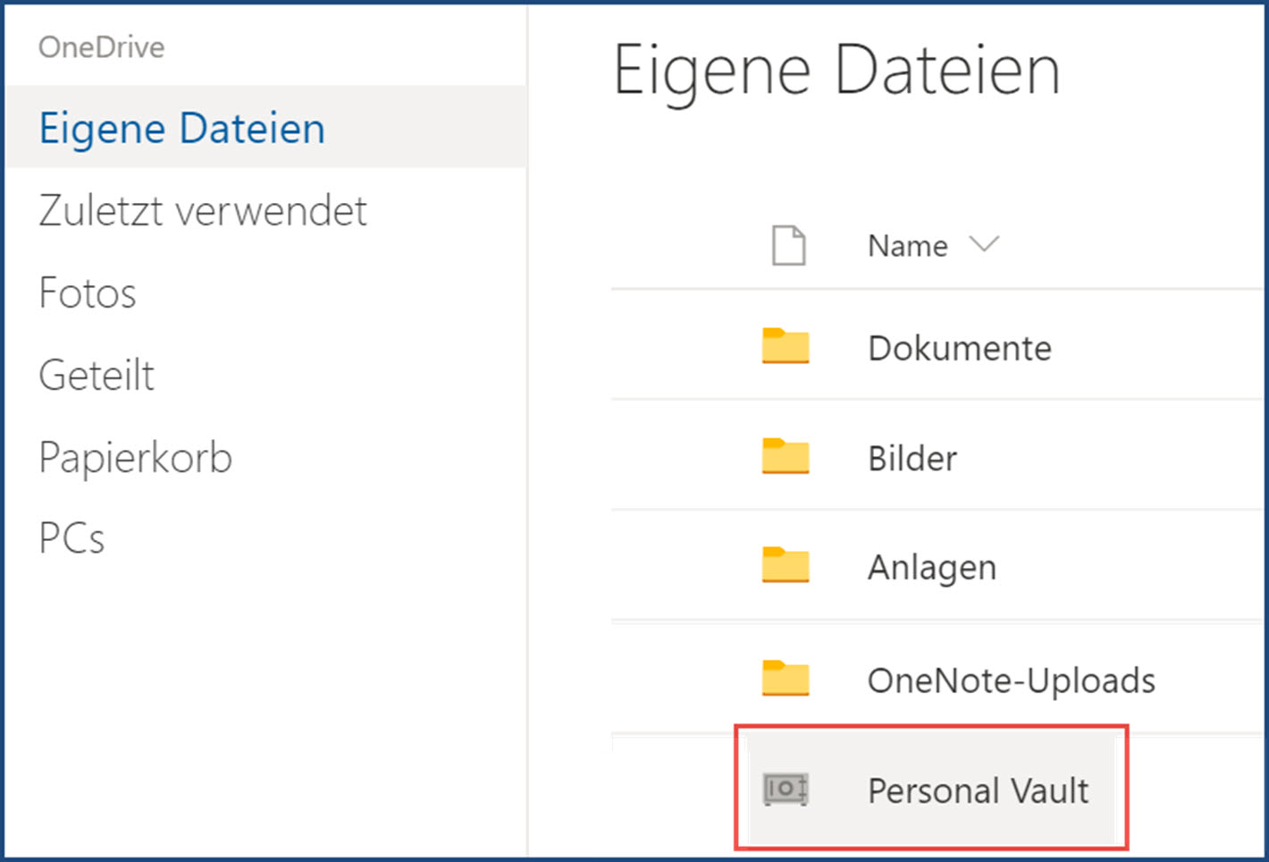 Datenspeicher Cloud, Cloud OneDrive, Datentresor, Daten verschlüsseln