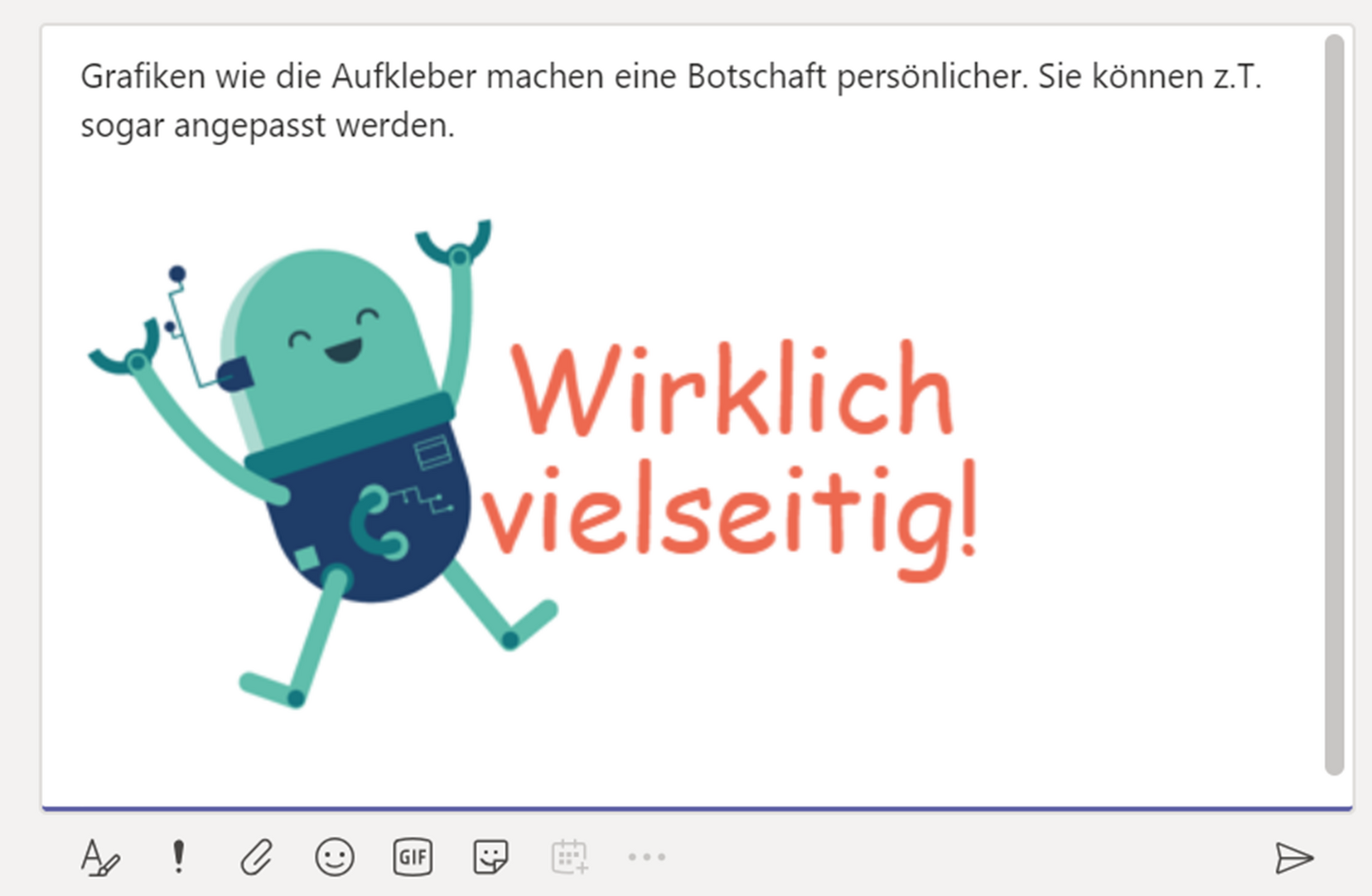 Bilder verschicken Microsoft Teams, Bilder im Chat Microsoft Teams
