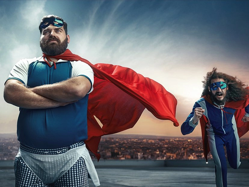 Haben Sie sich schon mal einen Kollegen als Superheld in Unterhosen vorgestellt? Probieren Sie es aus, wenn Sie sauer auf jemanden sind.