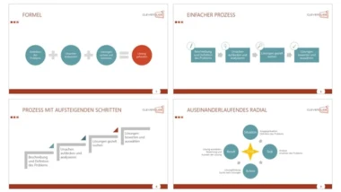 Mit SmartArts sparst du nicht nur Zeit, sondern überzeugst auch visuell