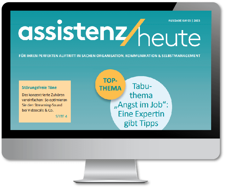 assistenz heute Online-Ausgabe
