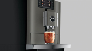 Jura Kaffeevollautomat in Nahaufnahme