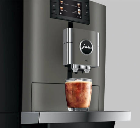 Jura Kaffeevollautomat in Nahaufnahme