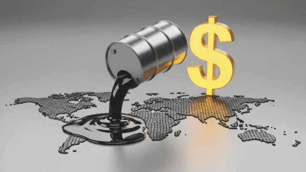 Dass Rohöl auf den Weltmärkten überwiegend in US-Dollar gehandelt und bezahlt wird, wird als Petrodollar-System bezeichnet.