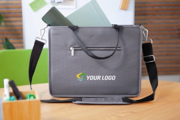 Mobile Markenbotschafter: Desk Sharing Bags mit Logo